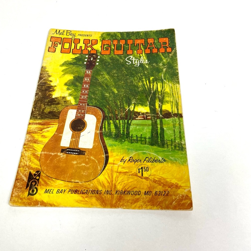 Vintage 60s Folk Guitar Chords Book